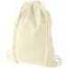 Oregon 100 g/m² cotton drawstring bag 5L Natural