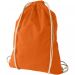 Oregon 100 g/m² cotton drawstring bag 5L ORANGE