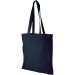 Madras 140 g/m² cotton tote bag 7L navy