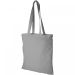 Madras 140 g/m² cotton tote bag 7L Grey