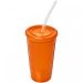 Stadium 350 ml double-walled cup ORANGE