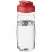 H2O Active® Pulse 600 ml flip lid sport bottle Transparent