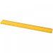 Renzo 30 cm plastic ruler Yellow