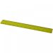 Renzo 30 cm plastic ruler Lime