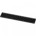 Renzo 15 cm plastic ruler Solid black