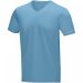 Kawartha short sleeve men's organic V-neck t-shirt NXT blue