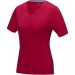 Kawartha short sleeve women's organic V-neck t-shirt RED