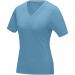 Kawartha short sleeve women's organic V-neck t-shirt NXT blue