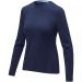 Ponoka long sleeve women's organic t-shirt navy