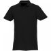 Helios short sleeve men's polo Solid black