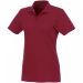 Helios short sleeve women's polo Burgundy