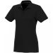 Helios short sleeve women's polo Solid black