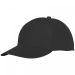 Hades 5 panel cap Solid black