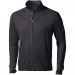 Mani men's performance full zip fleece jacket Solid black