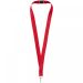 Lago lanyard with break-away closure RED