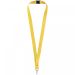 Lago lanyard with break-away closure Yellow