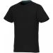 Jade short sleeve men's GRS recycled t-shirt  Solid black