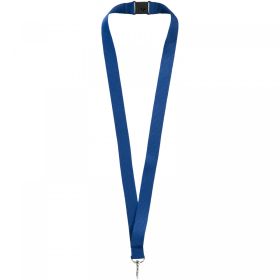 Lago lanyard with break-away closure Navy Blue