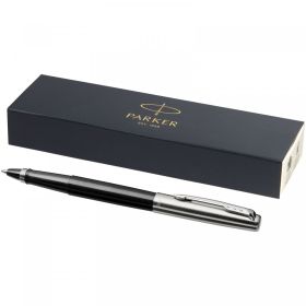 Parker Jotter plastic with stainless steel rollerball pen Black