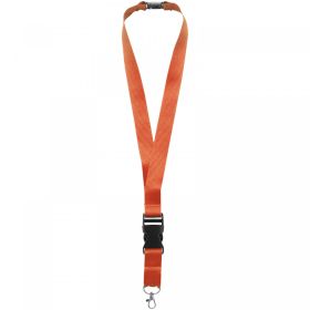 Yogi lanyard detachable buckle break-away closure ORANGE