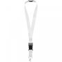 Yogi lanyard detachable buckle break-away closure White